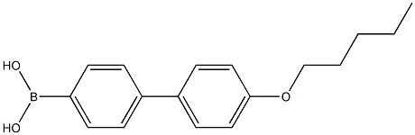 4-(4-PENTYLOXYPHENYL)BENZENEBORONIC ACID Struktur