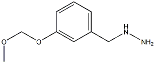 (3-METHOXYMETHOXY-BENZYL)-HYDRAZINE Struktur