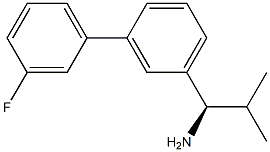 (1R)-1-[3-(3-FLUOROPHENYL)PHENYL]-2-METHYLPROPYLAMINE Struktur