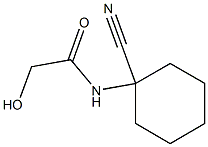 N-(1-CYANOCYCLOHEXYL)-2-HYDROXYACETAMIDE Struktur