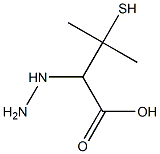 2-HYDRAZINO-3-MERCAPTO-3-METHYL-BUTYRIC ACID Struktur