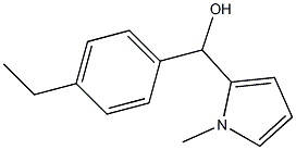 4-ETHYLPHENYL-(1-METHYL-2-PYRROLYL)METHANOL Struktur