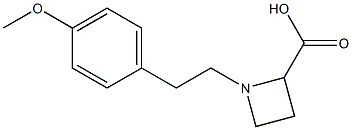 1-[2-(4-METHOXY-PHENYL)-ETHYL]-AZETIDINE-2-CARBOXYLIC ACID Struktur