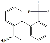 (1S)-1-(2-[2-(TRIFLUOROMETHYL)PHENYL]PHENYL)ETHYLAMINE Struktur