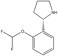 [2-((2S)PYRROLIDIN-2-YL)PHENOXY]DIFLUOROMETHANE Struktur