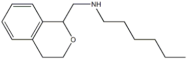 N-(3,4-DIHYDRO-1H-ISOCHROMEN-1-YLMETHYL)HEXAN-1-AMINE Struktur