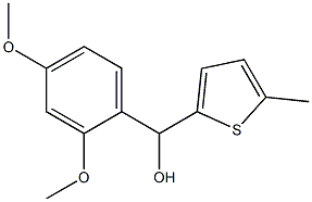 2,4-DIMETHOXYPHENYL-(5-METHYL-2-THIENYL)METHANOL Struktur