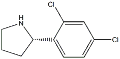 (S)-2-(2,4-DICHLOROPHENYL)PYRROLIDINE Struktur