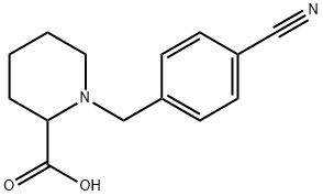 1-(4-CYANOBENZYL)PIPERIDINE-2-CARBOXYLIC ACID Struktur