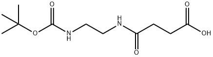 N-(2-BOC-AMINO-ETHYL)-SUCCINAMIC ACID Struktur