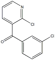 2-CHLORO-3-(3-CHLOROBENZOYL)PYRIDINE Struktur