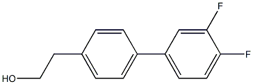 4-(3,4-DIFLUOROPHENYL)PHENETHYL ALCOHOL Struktur