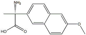 (2R)-2-AMINO-2-(6-METHOXY(2-NAPHTHYL))PROPANOIC ACID Struktur