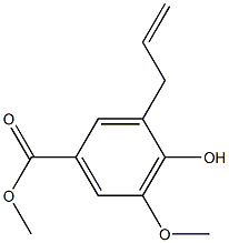 METHYL 3-ALLYL-4-HYDROXY-5-METHOXYBENZOATE Struktur