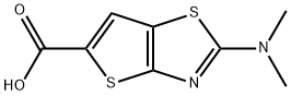 2-(DIMETHYLAMINO)THIENO[2,3-D][1,3]THIAZOLE-5-CARBOXYLIC ACID Struktur