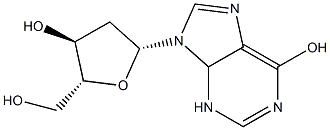 BETA-L-2'-DEOXYINOSINE, [8-3H]- Struktur