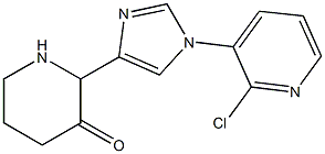 3-(2-CHLOROPYRIDIN-3-YL)-5-PIPERIDIN-2-YLOXODIAZOLE Struktur