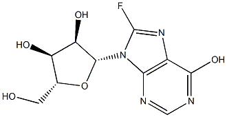 8-FLUOROINOSINE Struktur