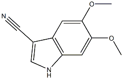 3-CYANO-5,6-DIMETHOXYINDOLE Struktur