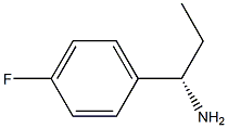 (1S)-1-(4-FLUOROPHENYL)PROPYLAMINE Struktur