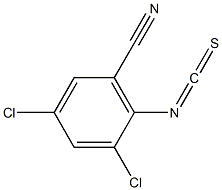 2,4-DICHLORO-6-CYANOPHENYLISOTHIOCYANATE Struktur