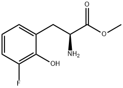 METHYL (2S)-2-AMINO-3-(3-FLUORO-2-HYDROXYPHENYL)PROPANOATE Struktur