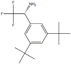 (1R)-1-[3,5-BIS(TERT-BUTYL)PHENYL]-2,2,2-TRIFLUOROETHYLAMINE Struktur