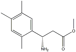 METHYL (3S)-3-AMINO-3-(2,4,5-TRIMETHYLPHENYL)PROPANOATE Struktur