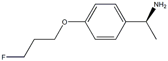 (1S)-1-[4-(3-FLUOROPROPOXY)PHENYL]ETHYLAMINE Struktur