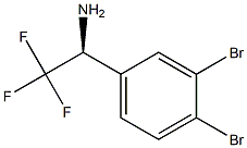 (1S)-1-(3,4-DIBROMOPHENYL)-2,2,2-TRIFLUOROETHYLAMINE Struktur