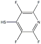 4-MERCAPTO-2,3,5,6-TETRAFLUOROPYRIDINE Struktur