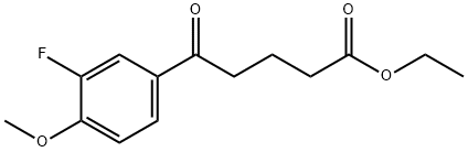 ETHYL 5-(3-FLUORO-4-METHOXYPHENYL)-5-OXOVALERATE price.