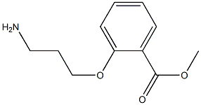 2-(3-AMINO-PROPOXY)-BENZOIC ACID METHYL ESTER Struktur