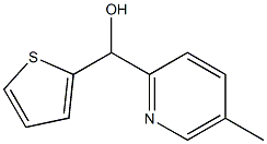 5-METHYL-2-THIENYL-(2-PYRIDYL)METHANOL Struktur