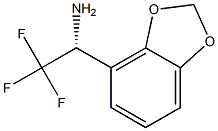 1-(2H-BENZO[D]1,3-DIOXOLEN-4-YL)(1R)-2,2,2-TRIFLUOROETHYLAMINE Struktur