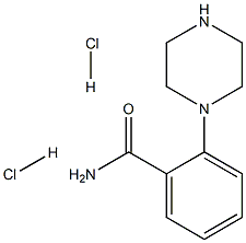 2-PIPERAZIN-1-YL-BENZAMIDE, DIHYDROCHLORIDE Struktur