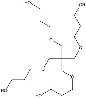 TETRA-(HYDROXYPROPOXYMETHYL)-METHANE Struktur