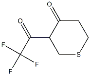 3-(TRIFLUOROACETYL)TETRAHYDROTHIOPYRAN-4-ONE Struktur