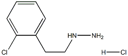 [2-(2-CHLORO-PHENYL)-ETHYL]-HYDRAZINE HYDROCHLORIDE Struktur