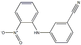 N-(2-NITROPHENYL)-3-CYANOANILINE Struktur