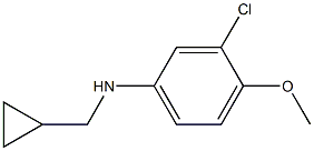 (1S)(3-CHLORO-4-METHOXYPHENYL)CYCLOPROPYLMETHYLAMINE Struktur