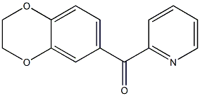 2-[3,4-(ETHYLENEDIOXY)BENZOYL]PYRIDINE Struktur