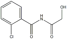 2-CHLORO-N-GLYCOLOYLBENZAMIDE Struktur