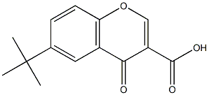 6-TERT-BUTYL-4-OXO-4H-CHROMENE-3-CARBOXYLIC ACID Struktur