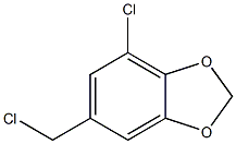 4-CHLORO-6-(CHLOROMETHYL)-1,3-BENZODIOXOLE Struktur