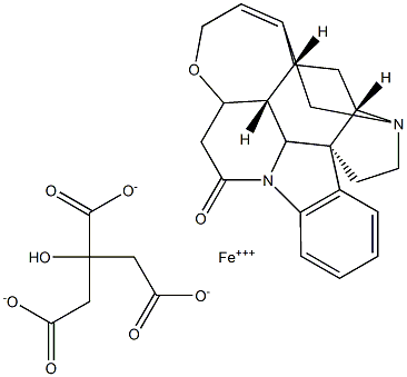 FERRIC STRYCHNINE CITRATE Struktur