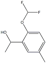 1-[2-(DIFLUOROMETHOXY)-5-METHYLPHENYL]ETHANOL Struktur