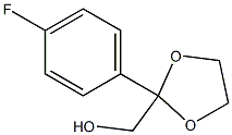 [2-(4-FLUOROPHENYL)-[1,3]DIOXOLAN-2-YL]METHANOL Struktur