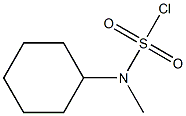 CYCLOHEXYL(METHYL)SULFAMOYL CHLORIDE Struktur