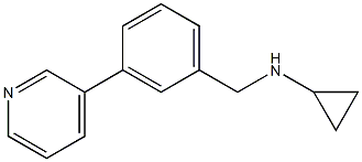 (1S)CYCLOPROPYL(3-(3-PYRIDYL)PHENYL)METHYLAMINE Struktur